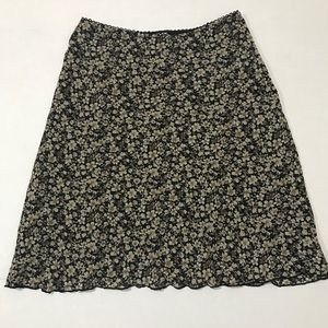 Floral print mini skirt